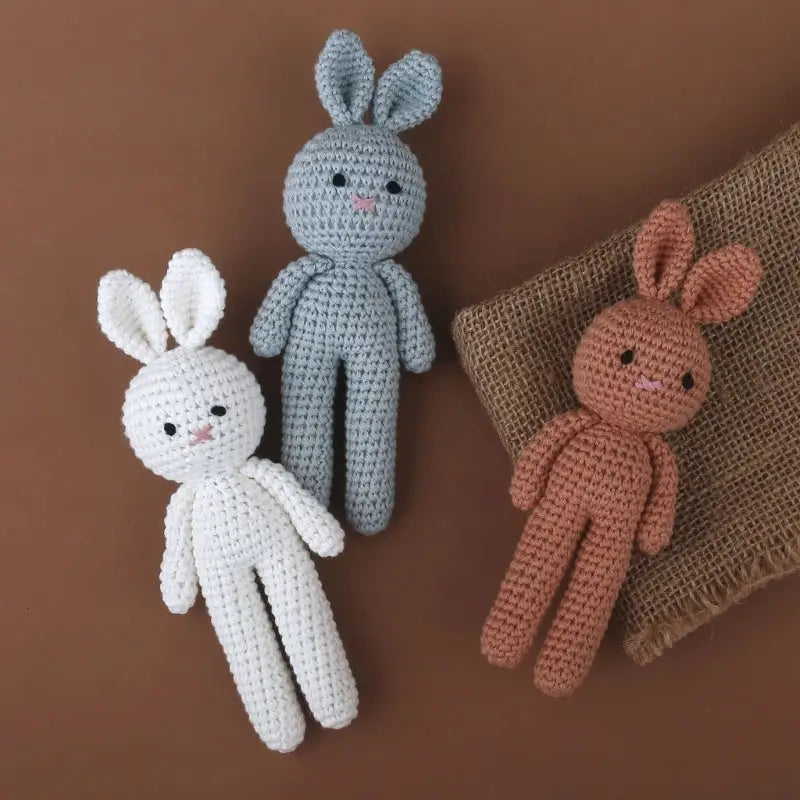 plush animals in crochet vintage spirit chic decoration – kidyhome