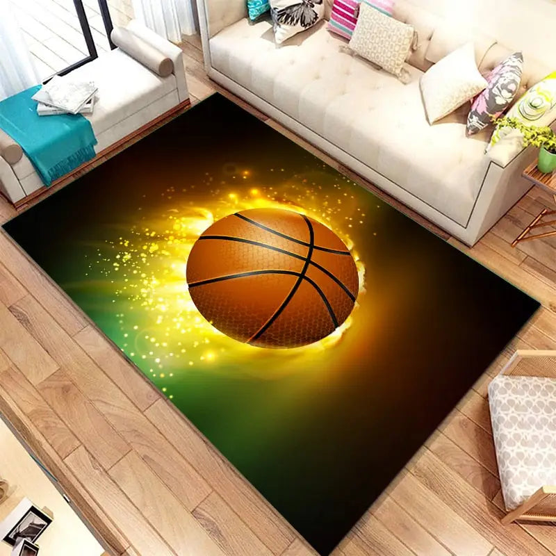 Découvrez nos tapis pour enfant sur le thème du basketball ! – kidyhome