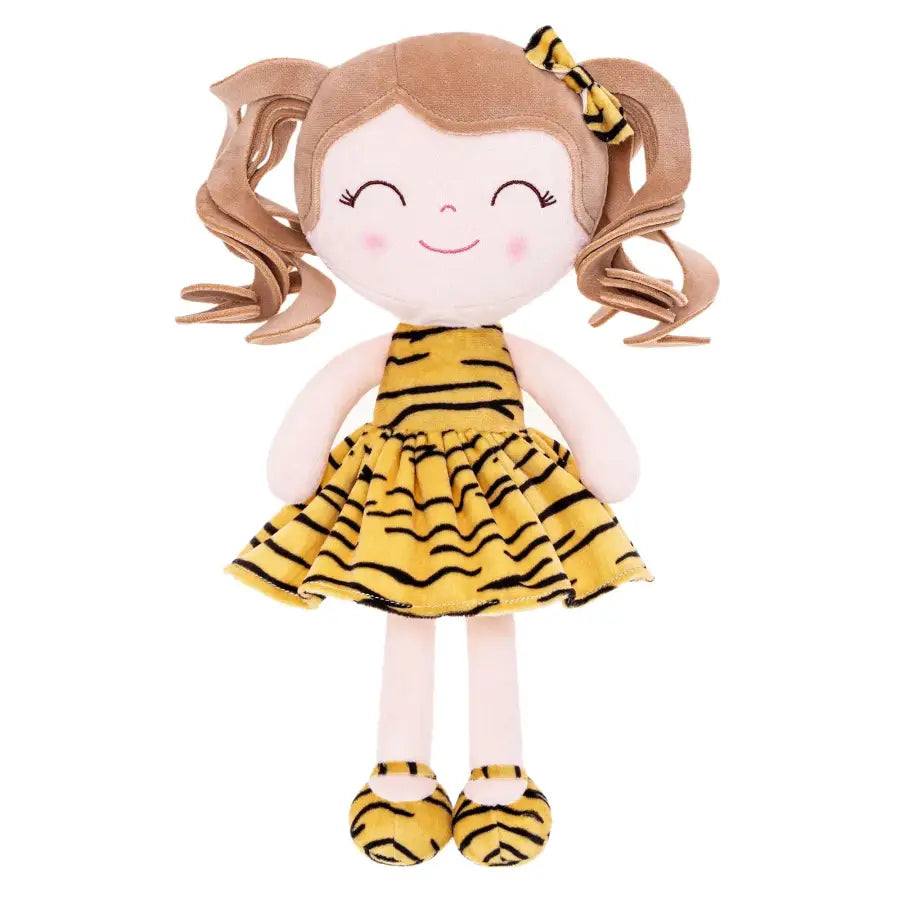 Adorable poupées personnalisable imprimé animaux - tiger