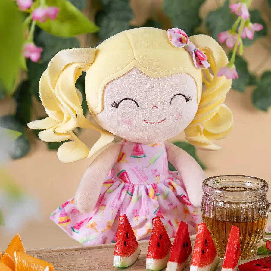 Adorables poupées les chipies fruits - peluche