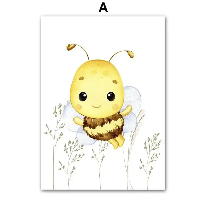 Affiche abeille et miel - A / A4 21X30 cm Unframed - affiche