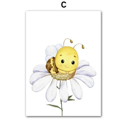 Affiche abeille et miel - C / 50X70 cm Unframed - affiche