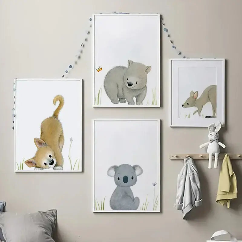 Affiche adorables animaux - affiche
