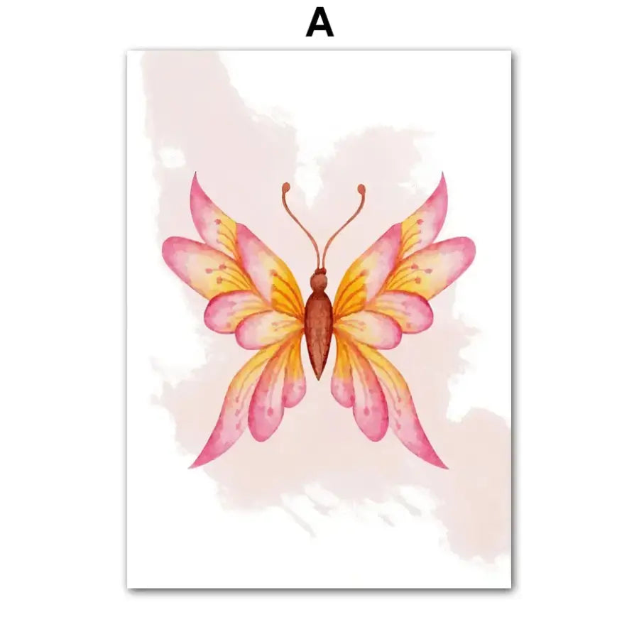 Affiche jolis papillon - A / 60X90 cm Unframed - affiche