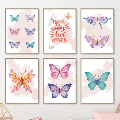 Affiche jolis papillon - affiche