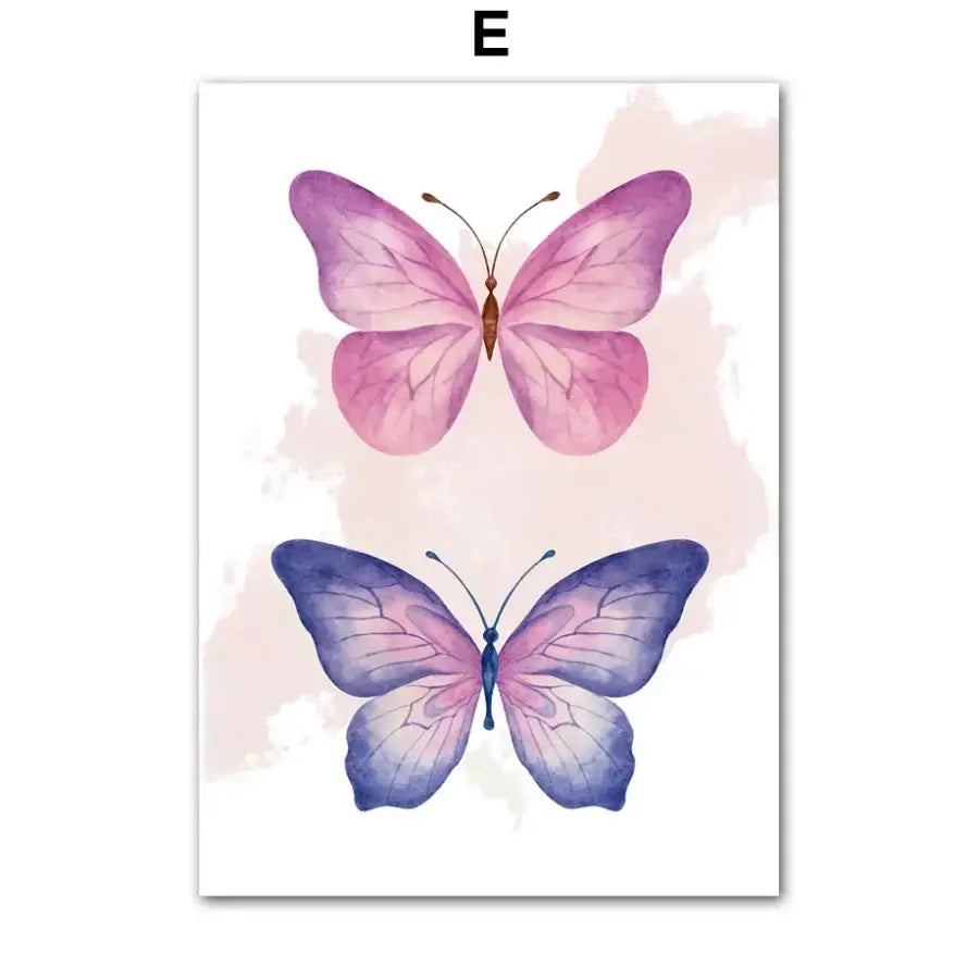Affiche jolis papillon - E / 30X40 cm Unframed - affiche