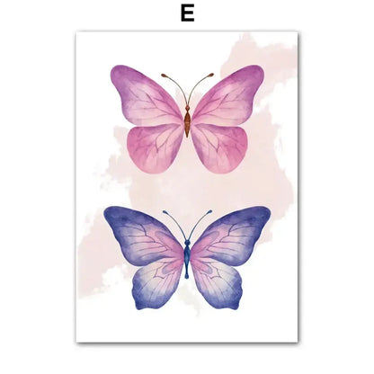 Affiche jolis papillon - E / 30X40 cm Unframed - affiche