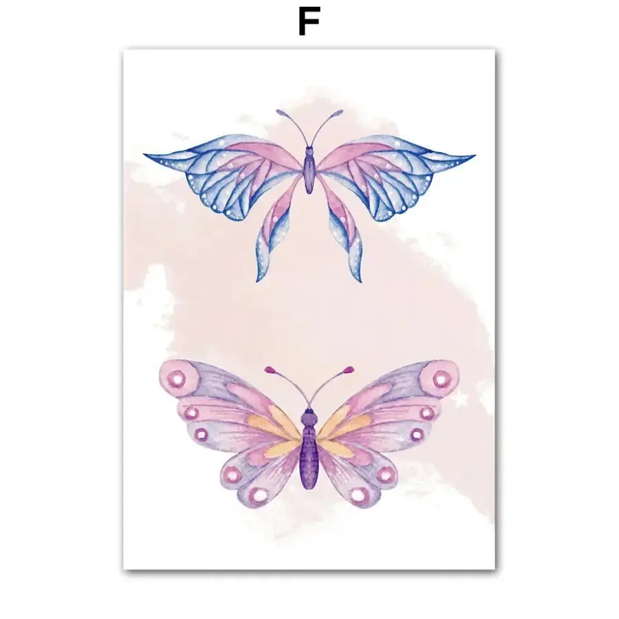 Affiche jolis papillon - F / 40X60 cm Unframed - affiche