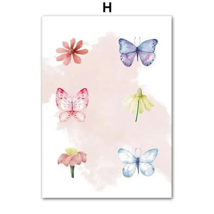 Affiche jolis papillon - H / A4 21X30 cm Unframed - affiche