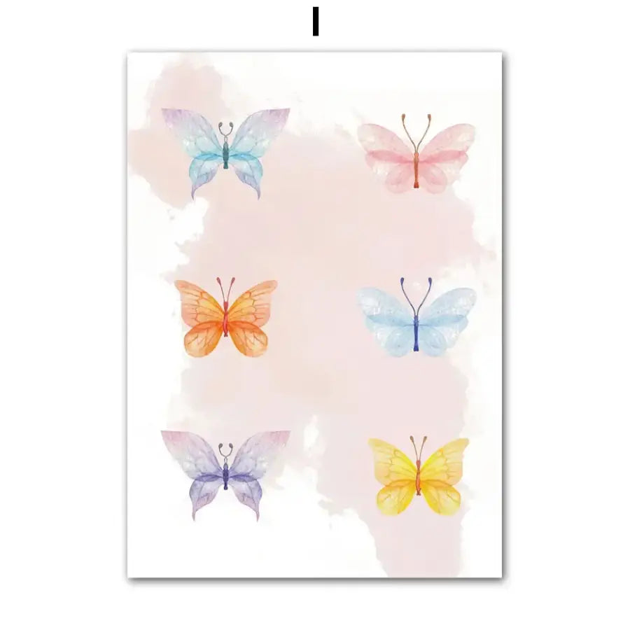 Affiche jolis papillon - I / 60X100 cm Unframed - affiche