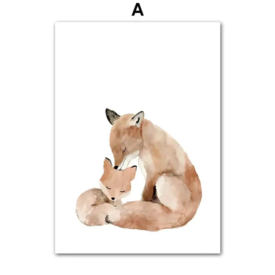 affiche nature adorable animaux - A / A4 21X30 cm Unframed