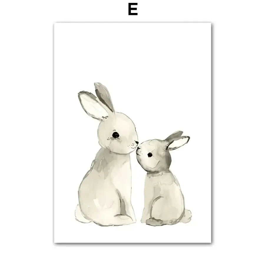 affiche nature adorable animaux - E / 40X50 cm Unframed