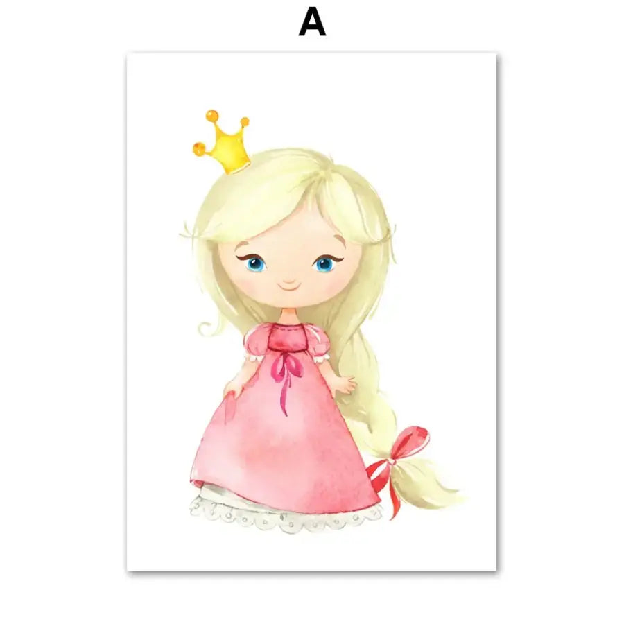 Affiche petite princesse - A / A4 21X30 cm Unframed