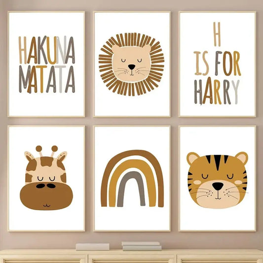 Affiche savane Hakuna Matata - affiche