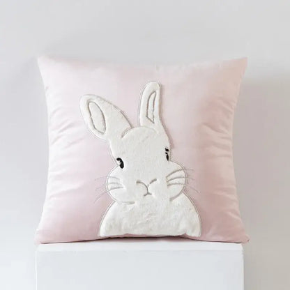 housse de coussin lapin 3D - bunny pink 2 / Pillow cover