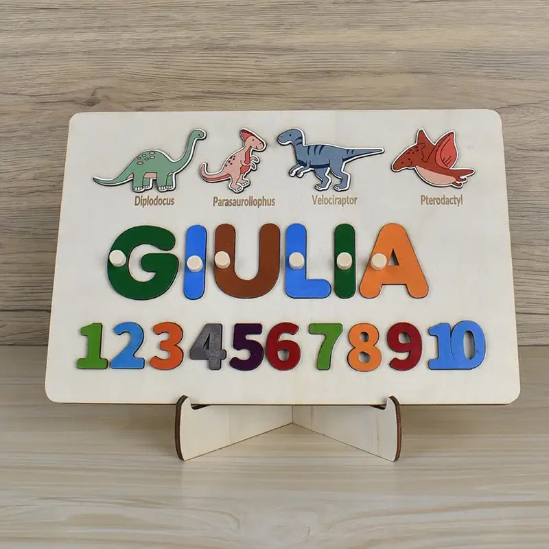 Puzzle prénom personnailisé en bois - AW958 - jouet