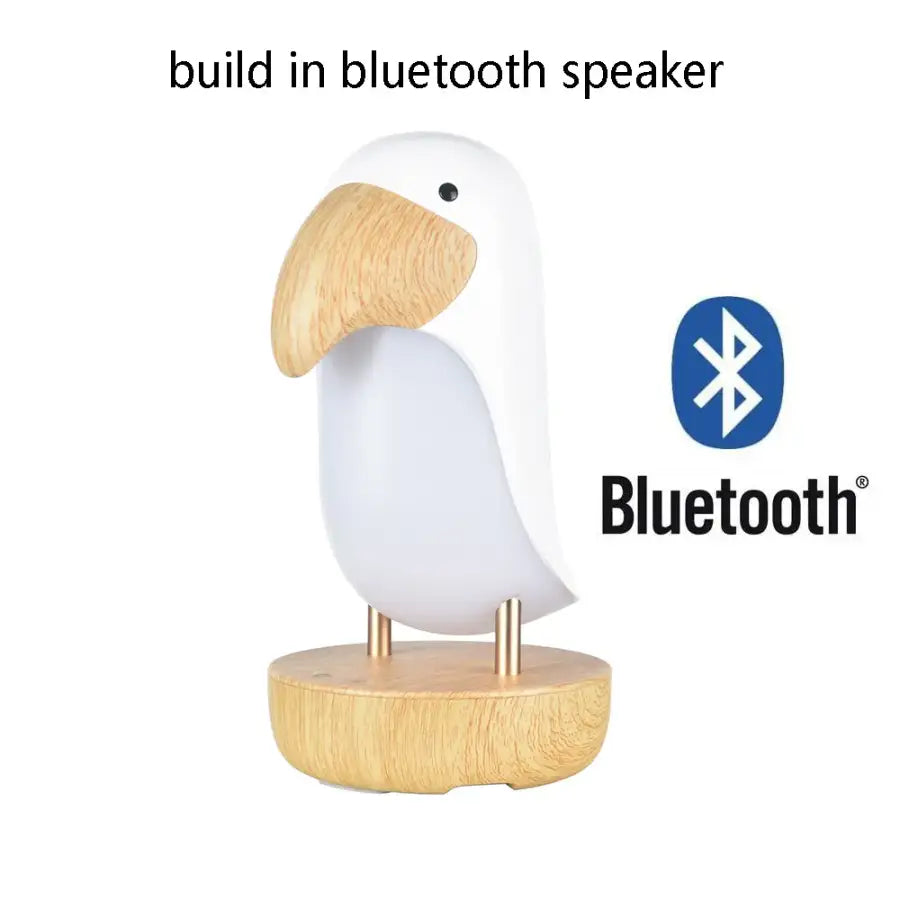 veilleuse Toucan Bird LED haut parleur bluetooth USB