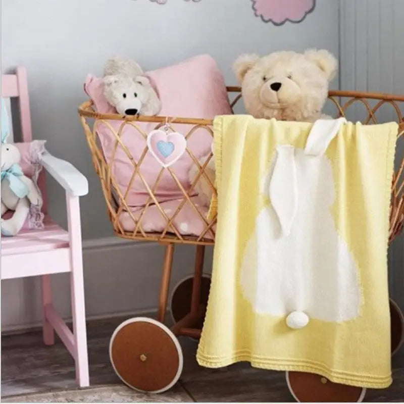 Adorable couverture lapin - kidyhome