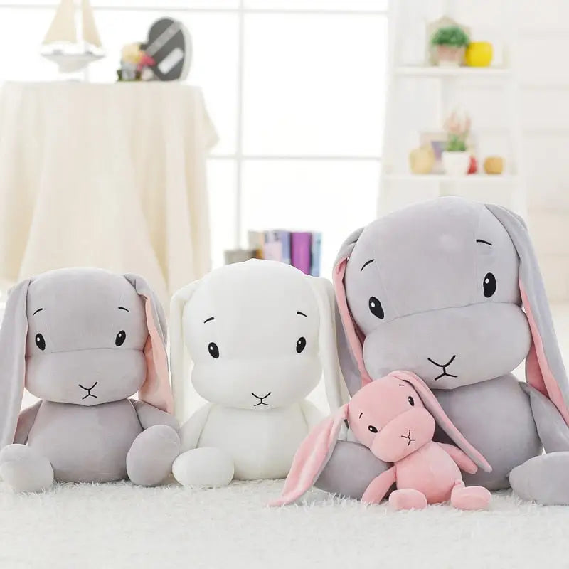 Adorable lapin doux avec de longues oreilles - kidyhome