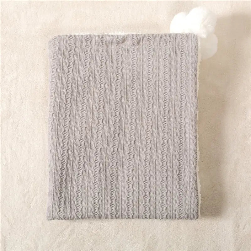 couverture esprit tricot personnalisée - kidyhome