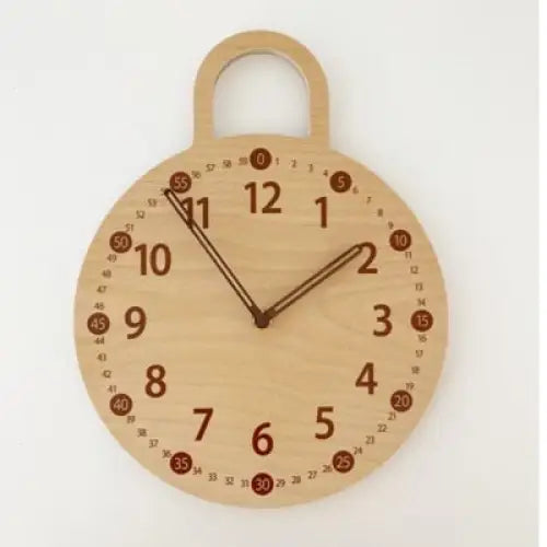 Horloge en bois - kidyhome