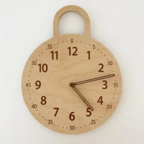 Horloge en bois - kidyhome