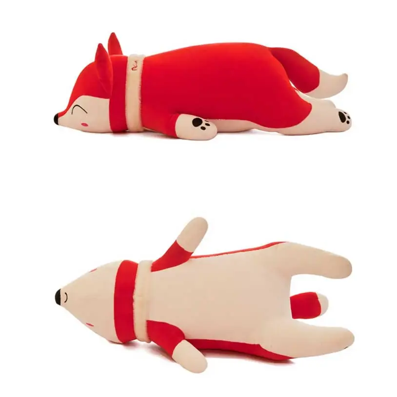 Peluche coussin kitsune le Renard Kawaii prénom personnalisable - kidyhome