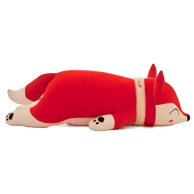 Peluche coussin kitsune le Renard Kawaii prénom personnalisable - kidyhome