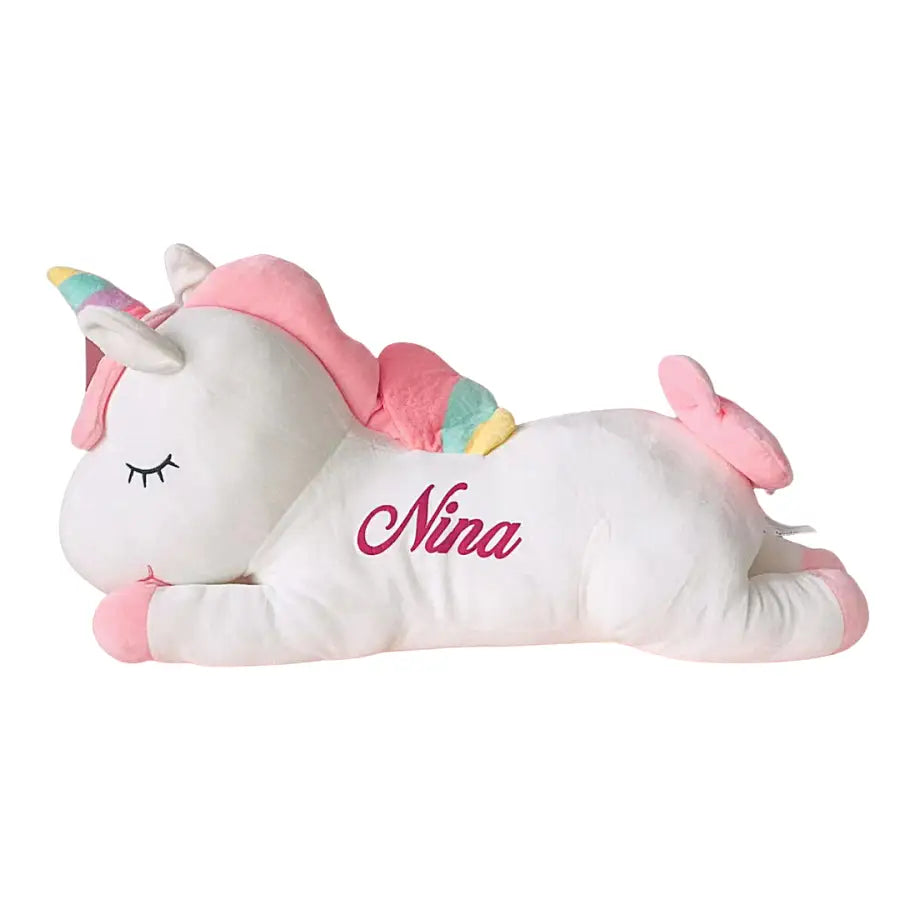 Peluche oreiller licorne personnalisable - kidyhome