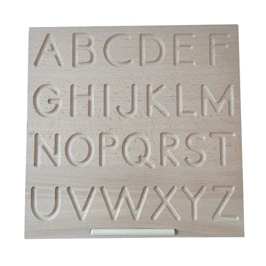 Planche alphabet ou chiffres Montessori en bois - kidyhome