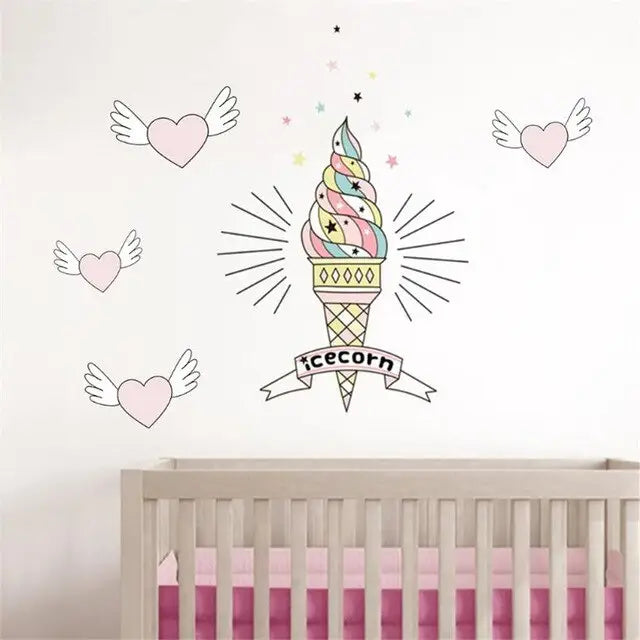 stickers adorables licornes - kidyhome