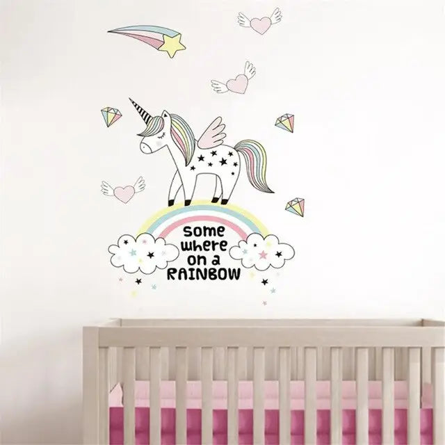 stickers adorables licornes - kidyhome