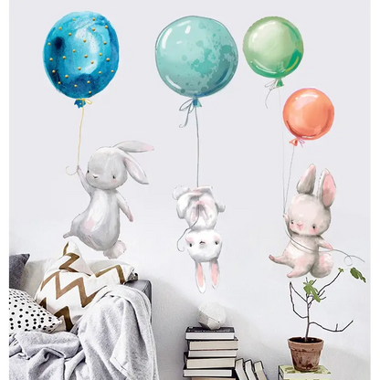 Stickers bébé animaux et ballons – kidyhome