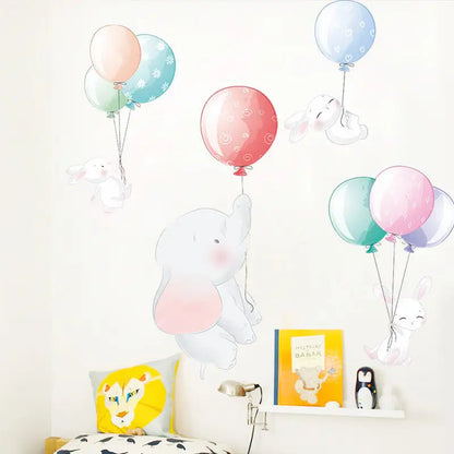 stickers animaux et ballons - kidyhome