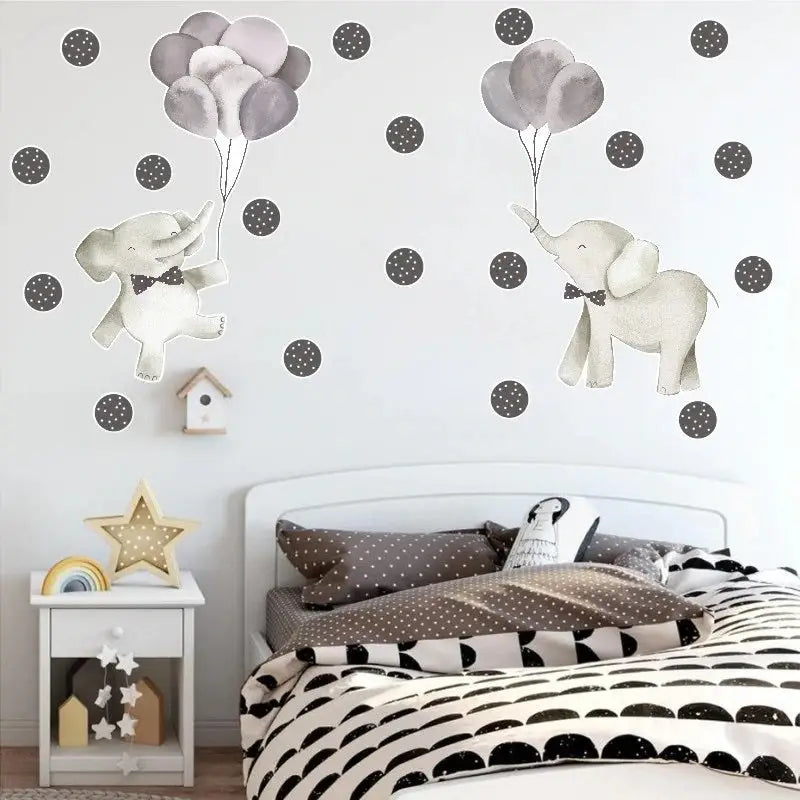 stickers animaux et ballons - kidyhome