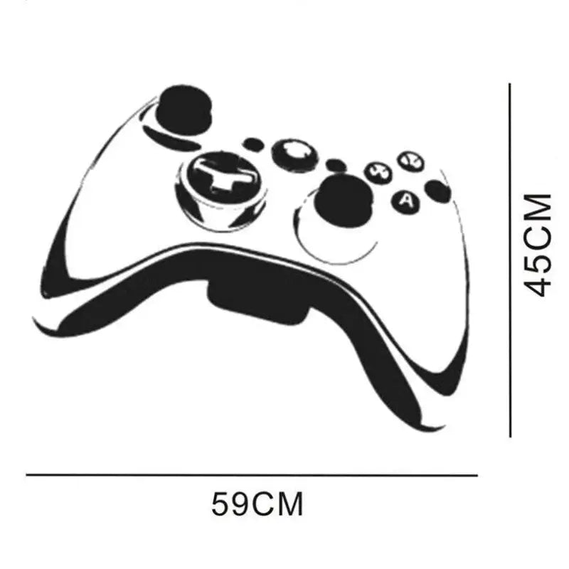 stickers gamers manettes de jeux vidéo - kidyhome