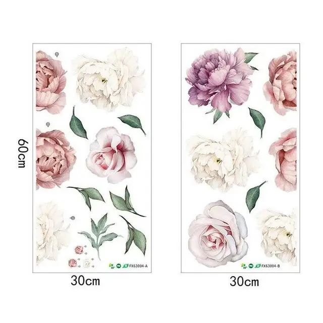 stickers grosses fleurs - kidyhome