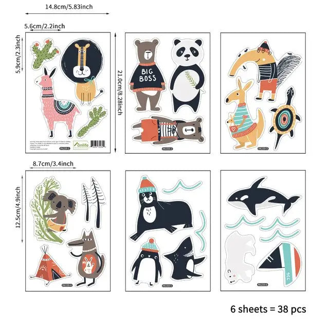 stickers nature et animaux - kidyhome