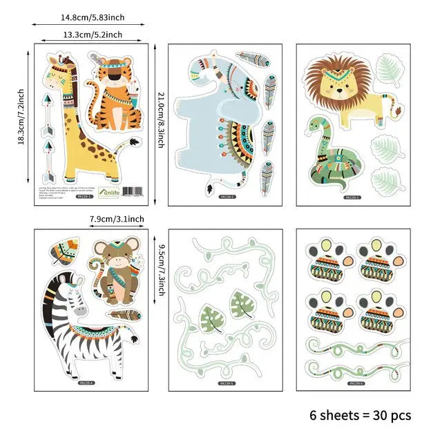 stickers nature et animaux - kidyhome