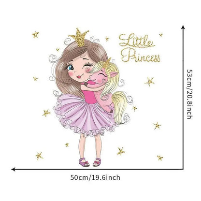 Stickers princesse et danseuse - kidyhome