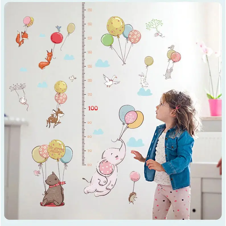 Stickers toises mural enfant - kidyhome