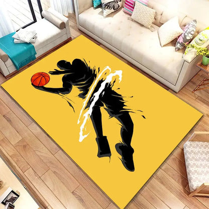 tapis basketball ballon - kidyhome