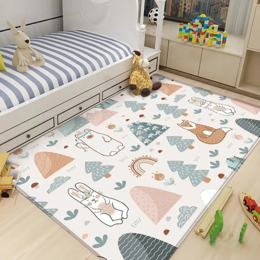 Tapis couleur pastel décoration enfant - kidyhome