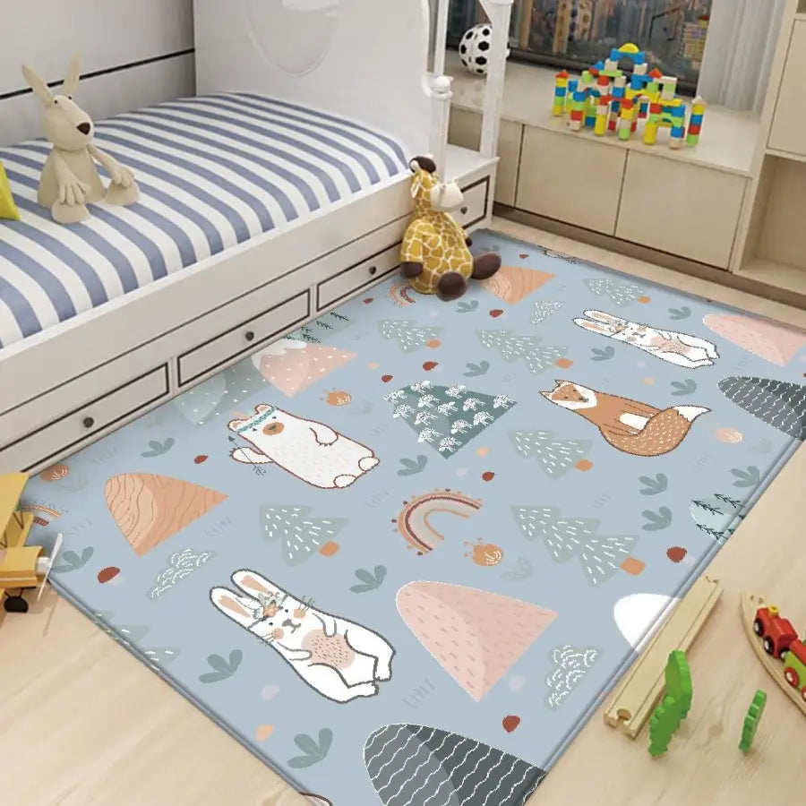 Tapis couleur pastel décoration enfant - kidyhome