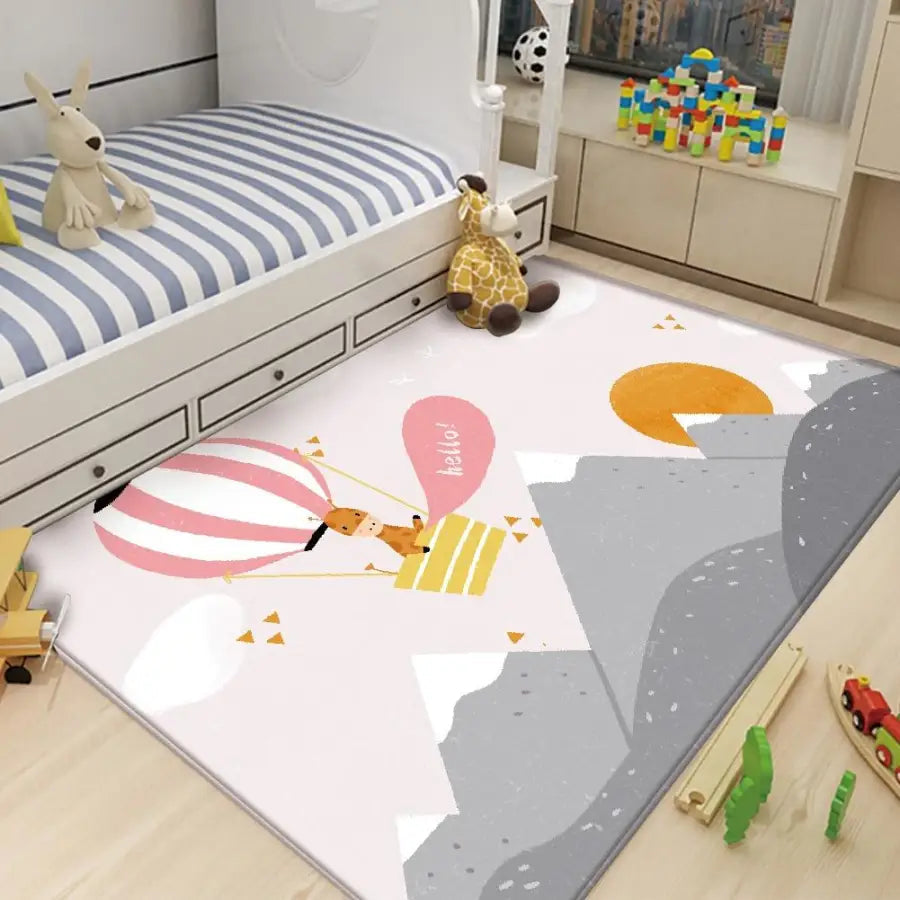 Tapis couleur pastel décoration enfant - kidyhome