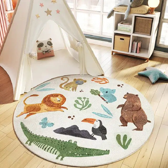 Tapis enfant aux couleurs douces - kidyhome