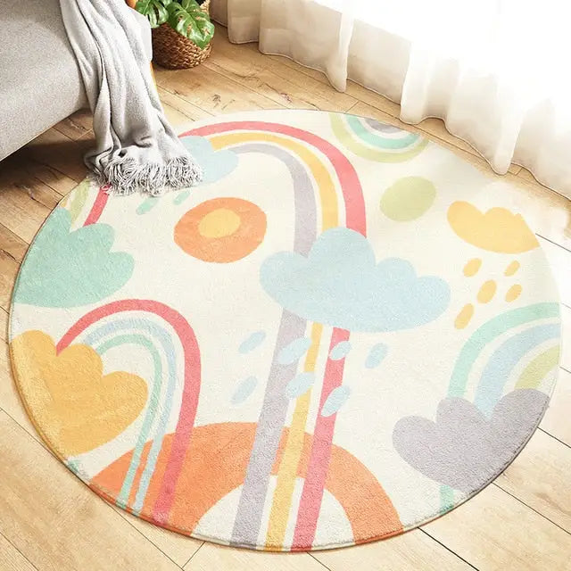 Tapis enfant aux couleurs douces - kidyhome