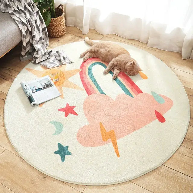 Tapis enfant aux couleurs douces - kidyhome