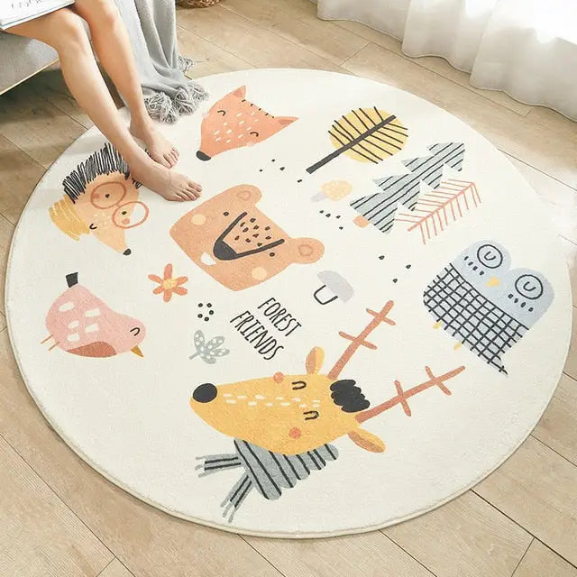 Tapis enfant aux couleurs douces - kidyhome