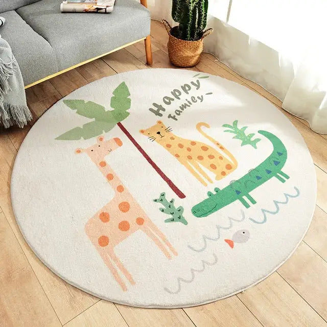 Tapis enfant aux couleurs douces - kidyhome